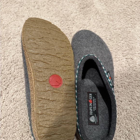 Haflinger Gray Wool Clogs - Picture 5 of 7
